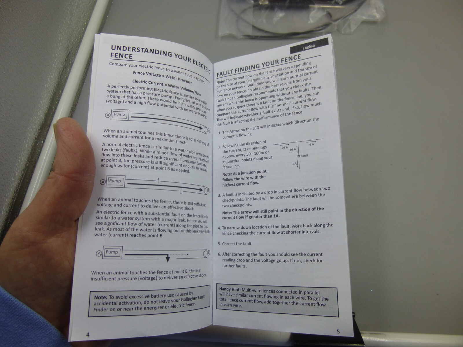 Gallagher G50905 Electric Fence Volt current Meter and Fault Finder