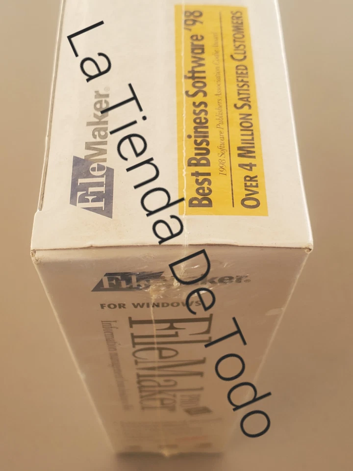 VINTAGE 1998 OLD NEW STOCK COMPUTER CD ROM FILE MAKER pro 4.1 FOR WINDOWS - Image 4 of 4