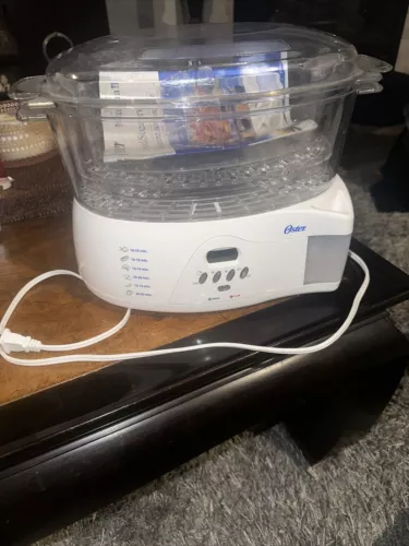 Oster 5712 Electronic 2-Tier 6.1-Quart Food Steamer Barely Used.