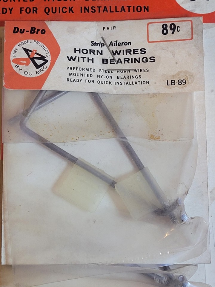 Du-Bro 231 1/2A Strip Aileron Linkage - Mini Nylon Kwik-Links For Model Airplanes