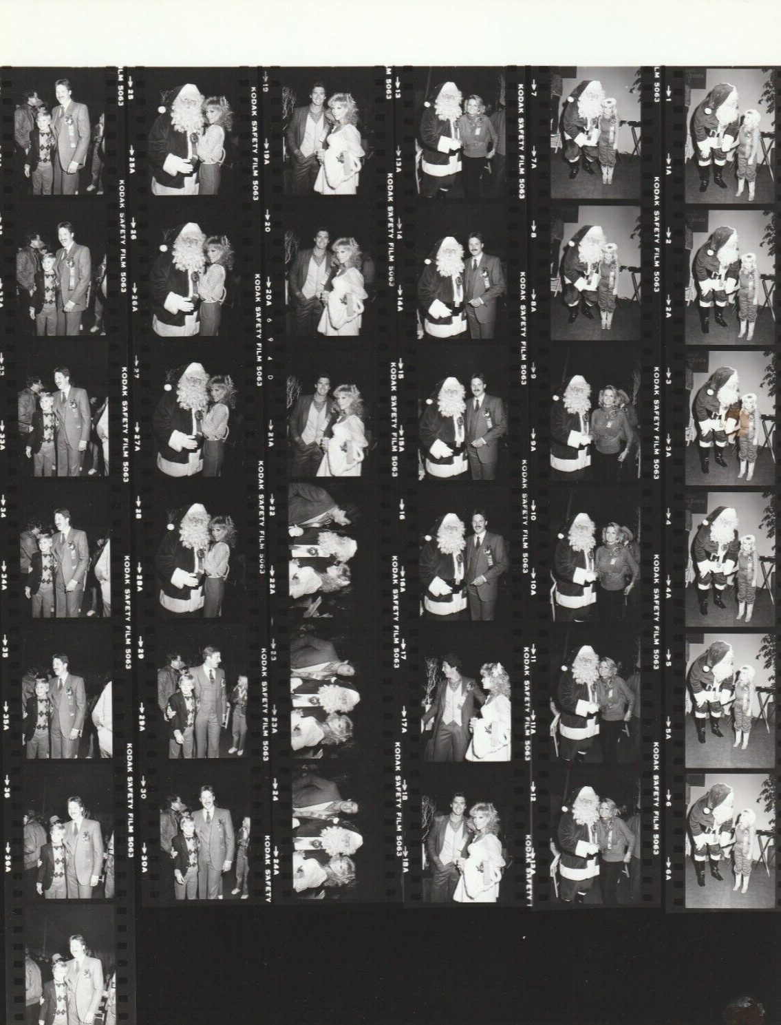 Contact Photo Sheet & Negatives Heather O'Rourke Landers Boxleitner Schroder