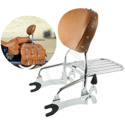 Black 12" Backrest Sissy Bar With Luggage Rack For Indian Chief Dark Horse 16-18 Black 12" Backrest Sissy Bar With Luggage Rack For Indian Chief Dark Horse 16-18