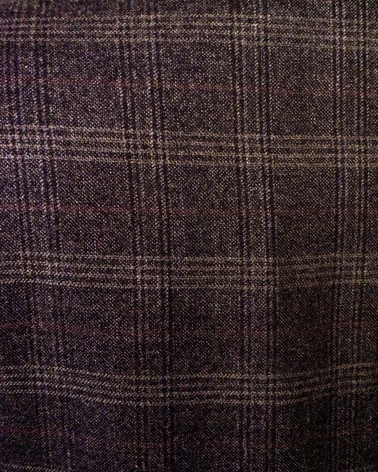 EUC John W. Nordstrom Gray Plaid Wool & Silk Blazer Sportcoat 42 R - Image 3 of 4