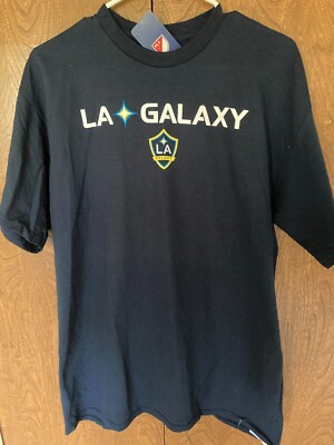 MSL Giovani dos Santos LA Galaxy  100% Cotton T-Shirt - Color is Navy Blue NWTs