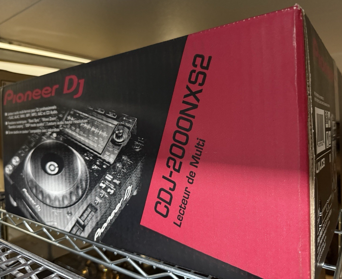 Pioneer DJ CDJ 2000 NXS2 Turntable For Rekordbox & Club Standard