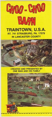 1970 S Choo Choo Barn Model Train Exhibit Strasburg Pennsylvania