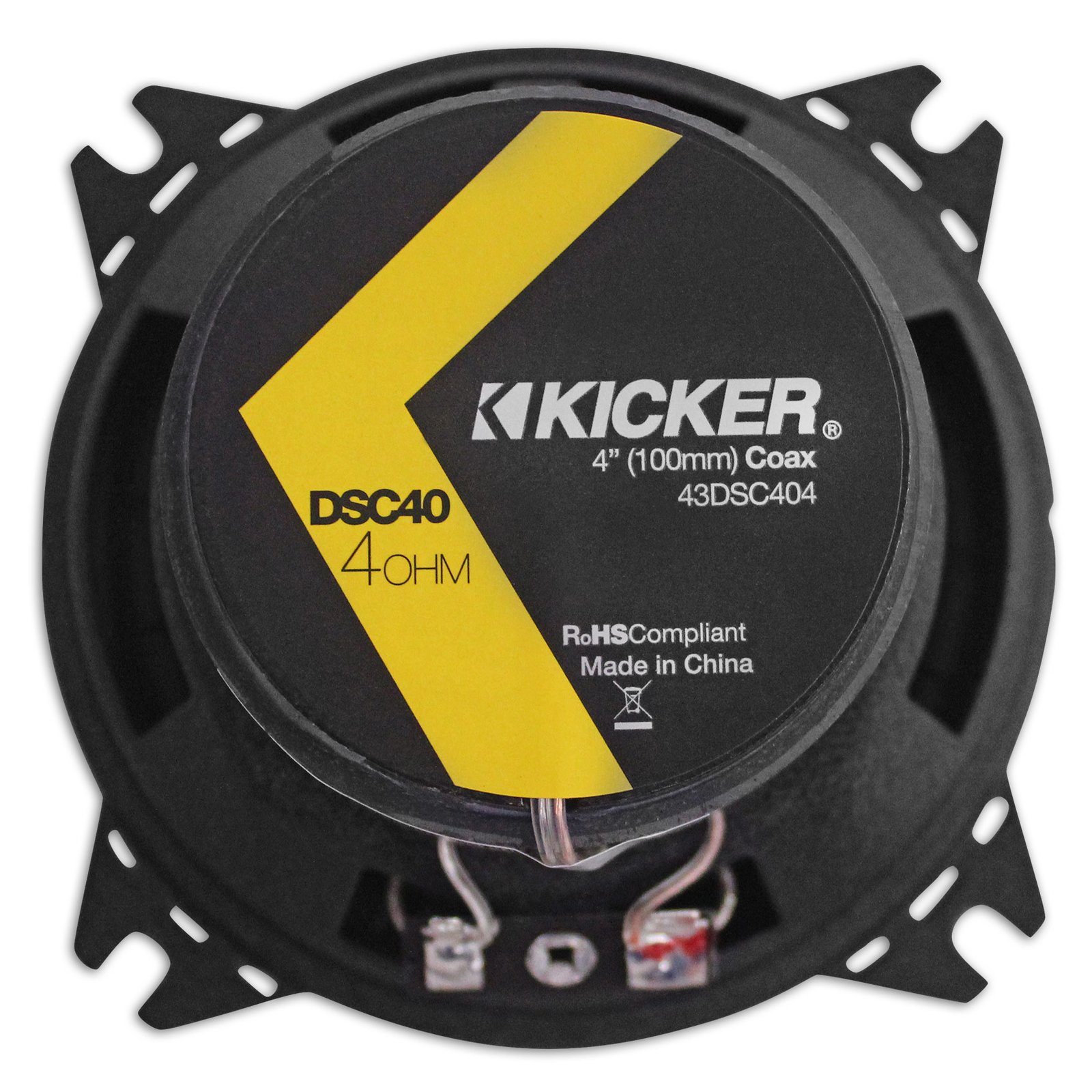 Пара динамиков Kicker DSC40 из 4-х 120-ваттных мини-башен для вейкборда для квадроциклов UTVCART