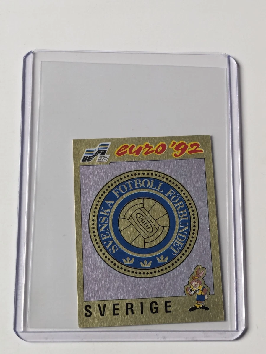 Panini EURO 92 Sticker Nr 142 Badge emblème scudetto UEFA 92 SCOTLAND