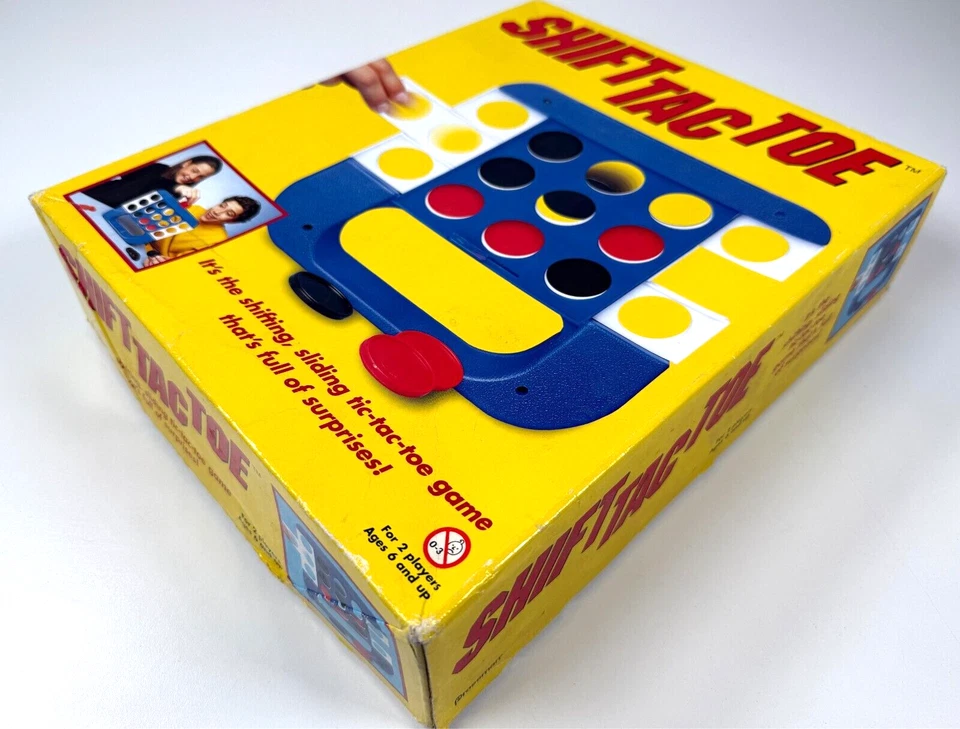 Shift Tic-Tac-Toe Game by Pressman Vintage 2001 - (6yrs+) ~ VGC - Image 4 of 4