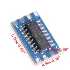 10PCS Serial Port Mini RS232 to TTL Converter Adaptor Module Board MAX3232