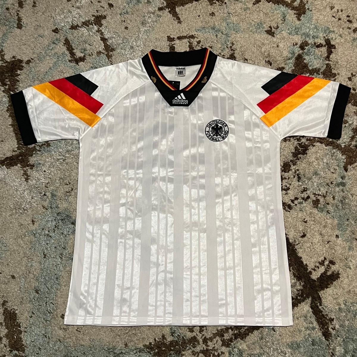 adidas アディダス ドイツ代表 ユニフォーム ゲームシャツ 18番 90s adidas アディダス ドイツ代表 ユニフォーム ゲームシャツ 18番