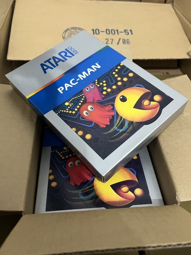 Pac-Man Atari 5200 (1982) Factory Box 3 Games. NOS. GENUINE / MINT + Free Gift✅ - Picture 4 of 9