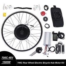 Ebike 48V 1500W Waterproof Conversion kit Rea...