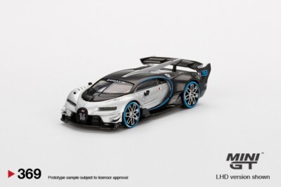 Mini GT 1:64 Bugatti Vision Gran Turismo Silver MGT00369 Limited
