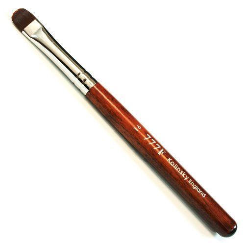 Manicure & Pedicure French Brush - 777F Red Wood Handle Size #16 - Picture 1 of 1