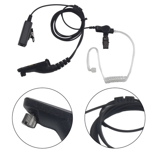 Auricolare PTTH auricolare microfono walkie talkie per radio DP4400 DP4401 DP4600 - Foto 3 di 20