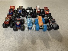 Lot Of 10 Monster Jam Trucks 1:64 good ones.