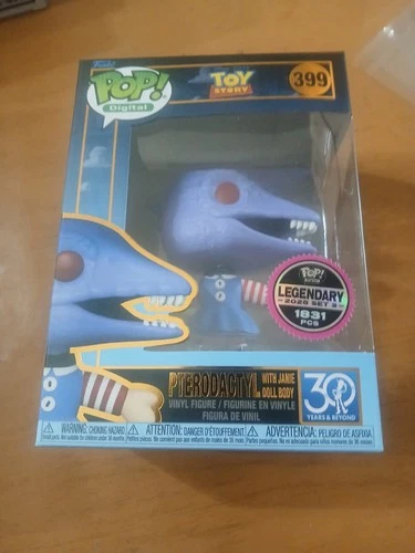 Funko Pop! Digital #399 Toy Story Pterodactyl Legendary LE 1,831 and Scud