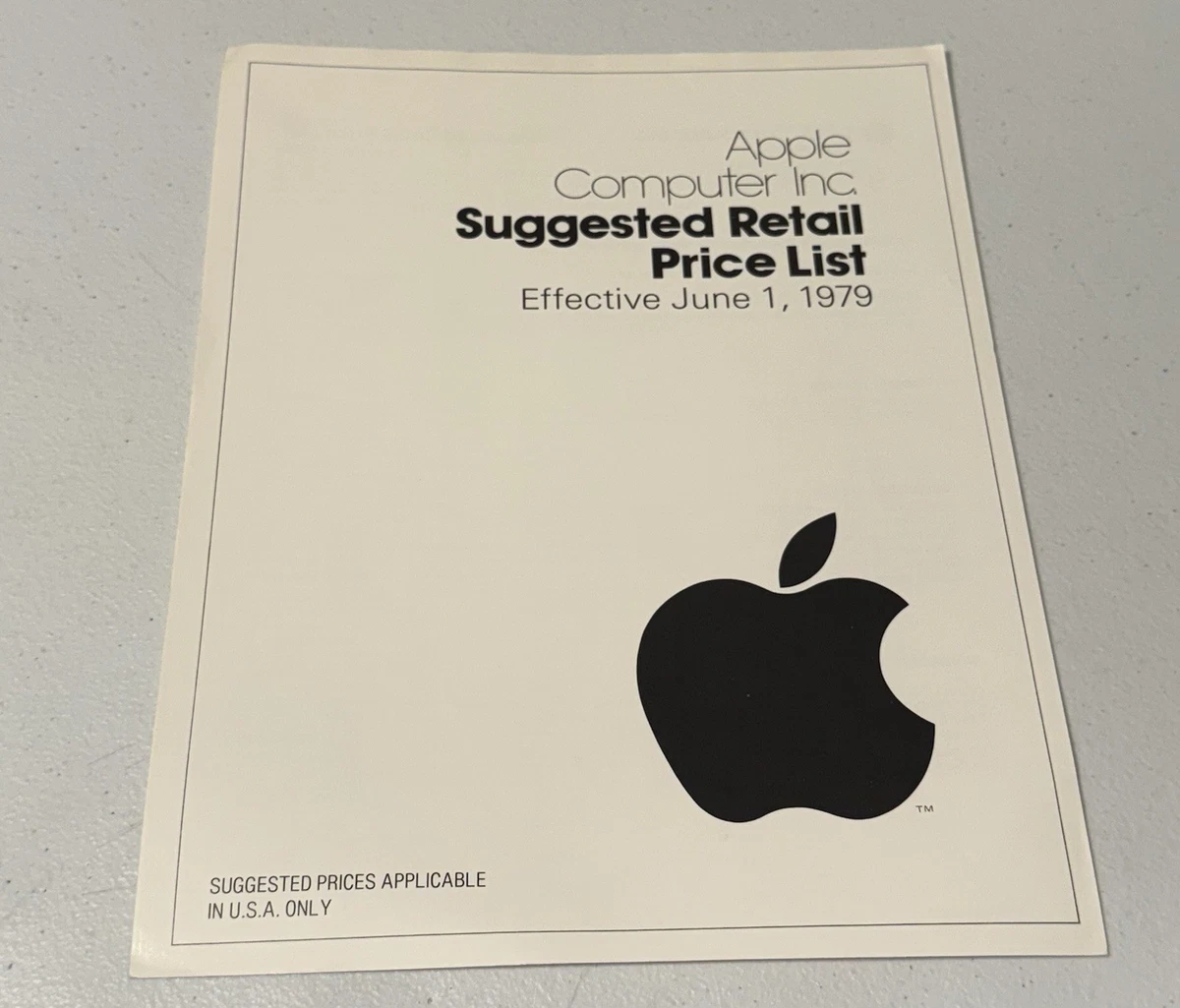 Apple Vintage Computer Brochure for sale | eBay