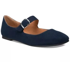 Sun + Stone Adiaa Mary Jane Flats Blue Women’s 8
