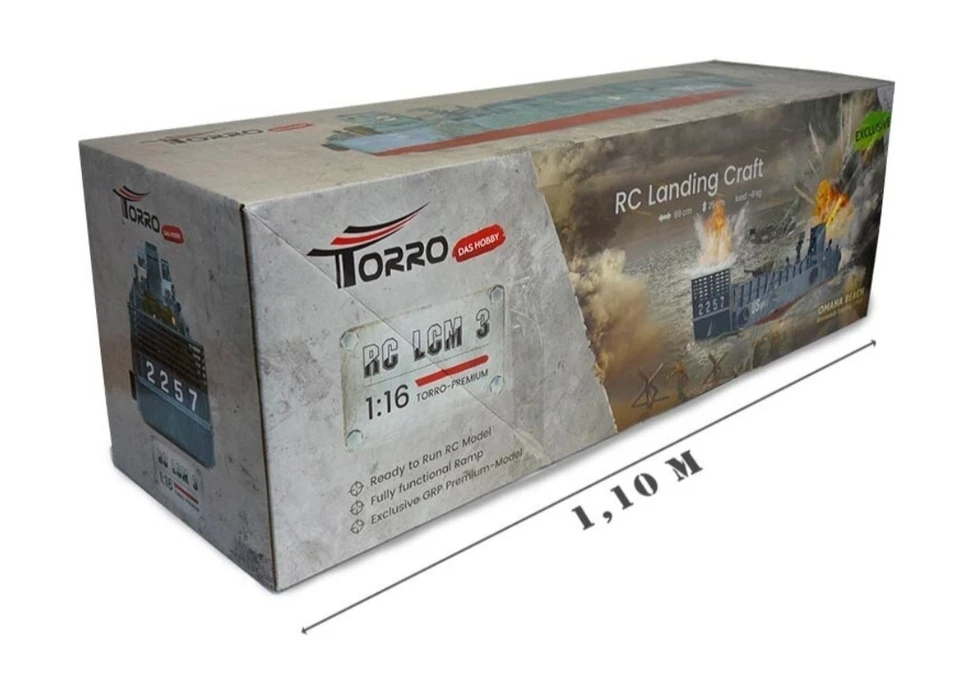 Torro RC Landungsboot LCM 3 Normandy 1944 Omaha Beach - 1149900001 - Bild 4 von 4