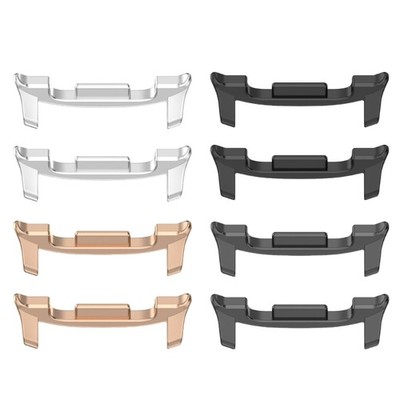 Metal Link Adapter Wristband Bracelets Straps Connector For Watch 8 Device 2pcs