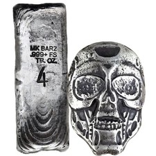 4 oz Silver (Varied Condition, Any Mint, Various Forms) Random Brand 75.60 per troy oz