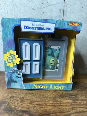 NOS Vintage 2001 Monsters Inc. Door Night Light New Sealed Sully Mike Nite Lite