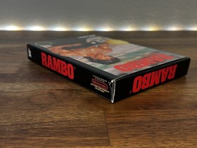 Rambo Complete in Box CIB (Nintendo, NES 1988) Great Shape w/Poster & Inserts!🔥