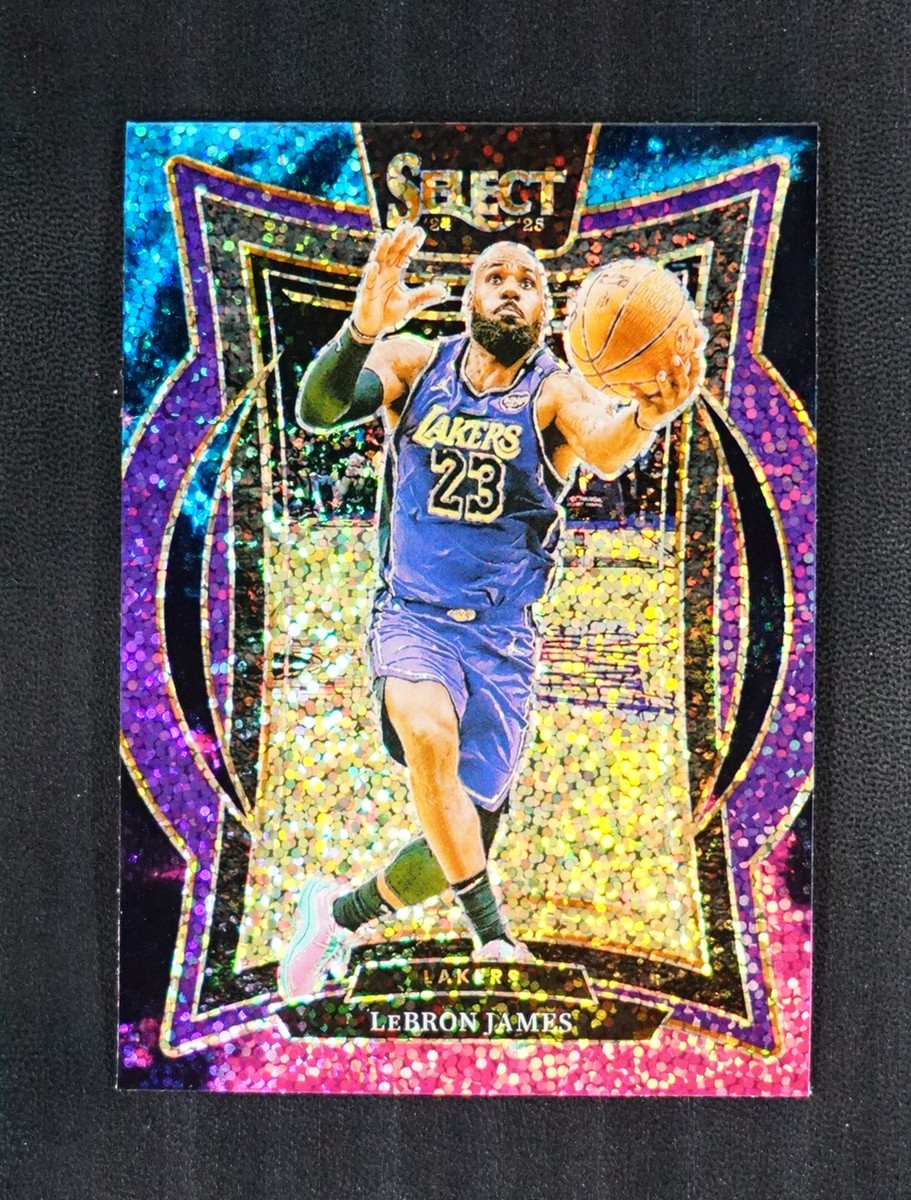 2024-25 Panini Select Lebron James #54 Concourse Cosmic Prizm Case Hit SSP