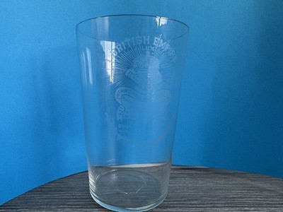British Empire QUEEN VICTORIA DIAMOND JUBILEE ETCHED GLASS TUMBLER 1837-1897 