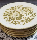 RED WING Pottery DAMASK Plates 6" Bread Plate (5) 1960s