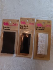 Lot Of 3 Dritz Bra-Back Extenders. Various.