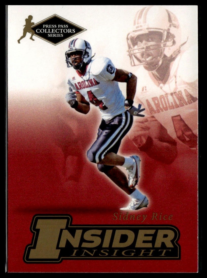 2007 Press Pass SE #II-20 Sidney Rice Insider Insight Collectors Series RC