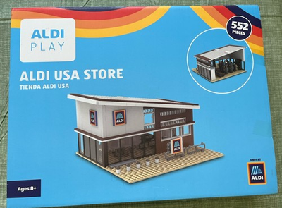 #ad Aldi Play Aldi USA Store Building Block Toy Sealed 552 Pieces Supermarket NEW $38.99