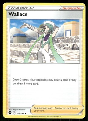 2022 Sword & Shield - Silver Tempest Wallace Uncommon #166