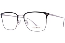 Coach HC5149T 9004 Titanium Eyeglasses Frame Men's Black/Gunmetal Full Rim 56mm