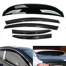 Fit 06-11 Honda Civic 4dr Sedan Mugen Style Wavy Window Visor Rear Roof Visor Fit 06-11 Honda Civic 4dr Sedan Mugen Style Wavy Window Visor Rear Roof Visor