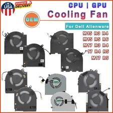 OEM CPU GPU Cooling Fan For Dell Alienware M15 M17 R3 R4 R5 R6 0D1X38 0H5TYJ