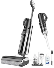 TINECO SMART WET DRY VACUUM CLEANERS FLOOR MOP 2-IN-1 S5 COMBO - BLACK/WHITE