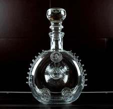 Vintage Remy Martin Louis XIII Cognac Baccarat Crystal Decanter Empty Bottle 781
