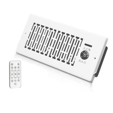 Smart Register Booster Fan Fits 4” x 10” 10-Speed Quiet AC Vent Fan with ...