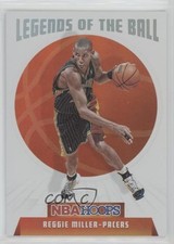 2019-20 Panini NBA Hoops Legends of the Ball Reggie Miller #13 HOF 0s5s