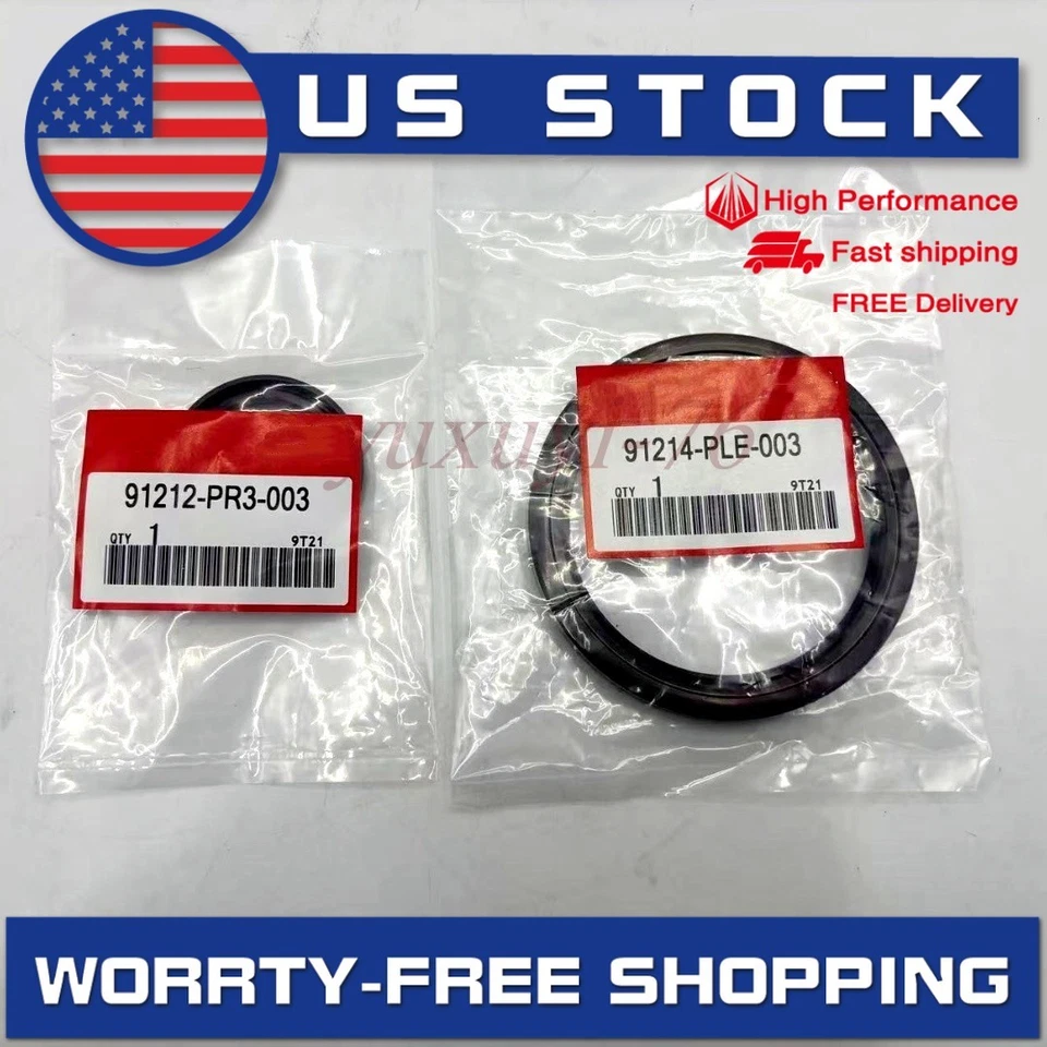 OEM For Honda Acura Oil Pump Front & Rear Main Seal 91212-PR3-003/91214-PLE-003 - Изображение 2 из 4