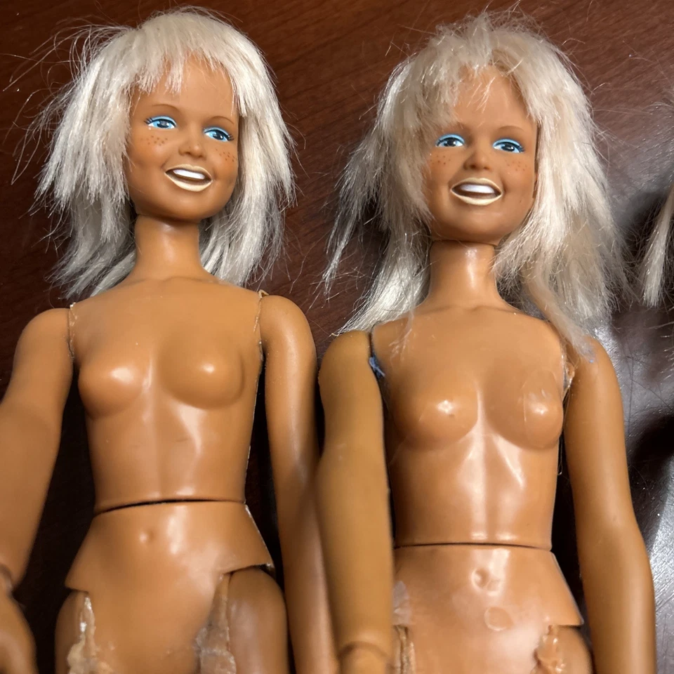 Lote de 4 Muñecas Kenner Polvorientas de Colección Muñeca de Moda Desnuda Rubia Platino Foto 2 de 4