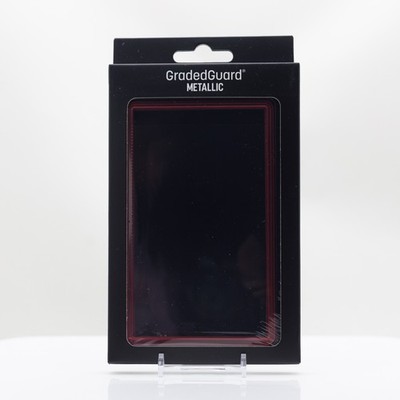 GradedGuard Metallic PSA Graded Card Case Guard Protector CRIMSON