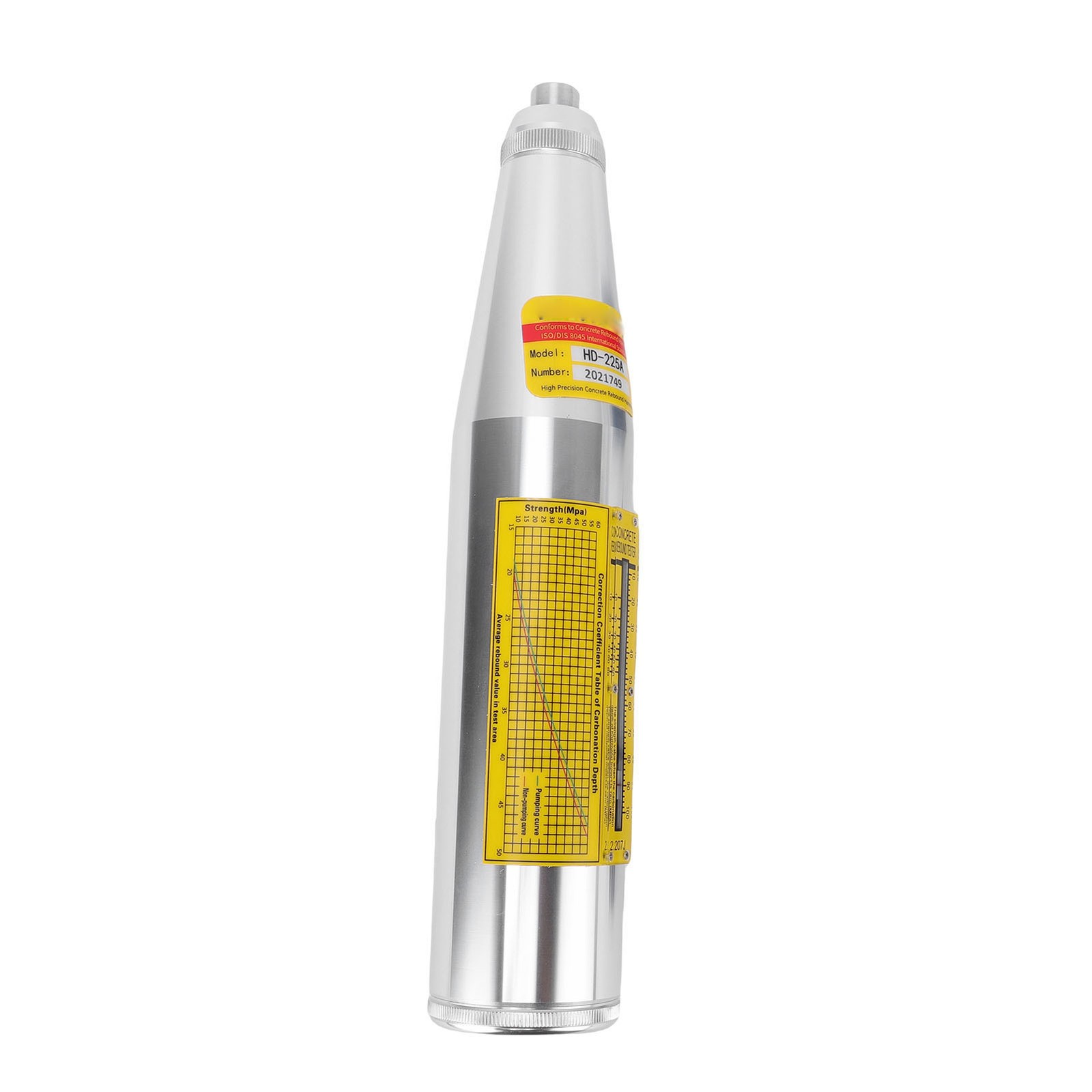 Concrete Rebound Hammer Tester 10-70MPa Resiliometer Concrete Strength Tester