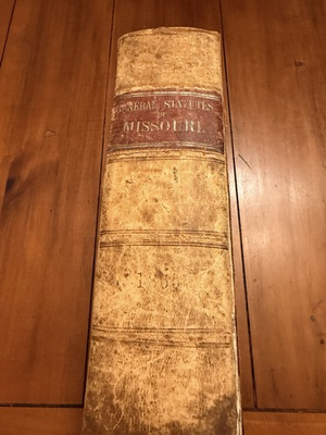 #ad #ad 1866 Missouri Statutes CIVIL WAR VETERAN Archive 51st MO Inf. Benjamin Sale $275.00