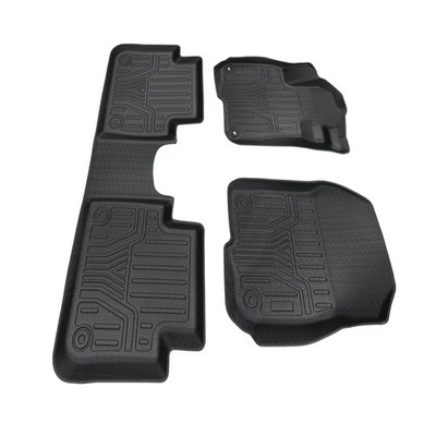 Full Coverage Interior Floor Mats Black TPE 3Pcs For Honda CR-V CRV 2017-2022