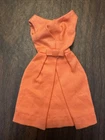 Vintage 1960s Mattel Barbie® Fashion PAK CAMPUS BELLE Coral Dress ~ EXC